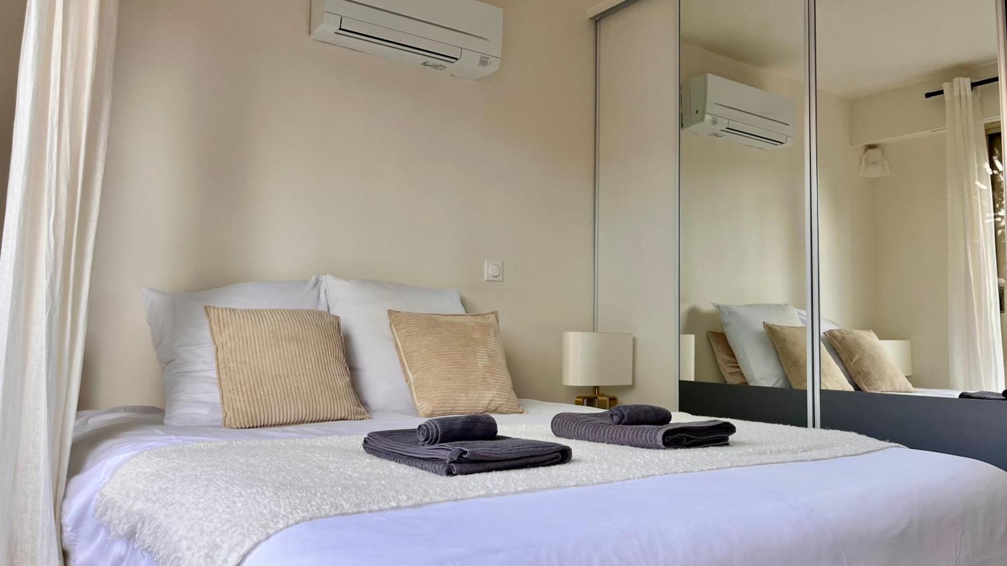 L'Azur - Apt De Standing - Piscine - Parking Le Cannet Kültér fotó